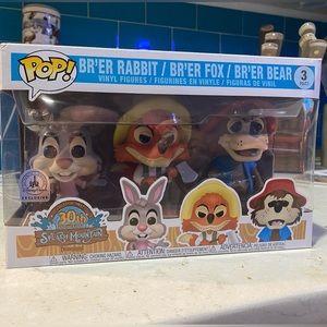 Disney Splash mountain 30th anniversary Funko pop *unopened* 3 pack